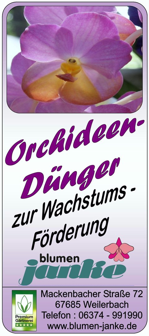 Orchideen  -Dünger für Wachstum 250 ml aus eigener Herstellung