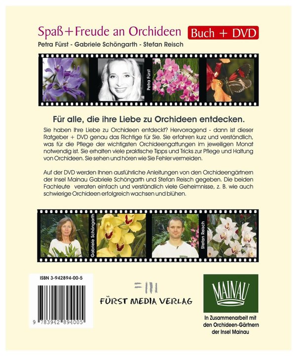 Spaß und Freude an Orchideen Buch & DVD / Fürst Media Verlag